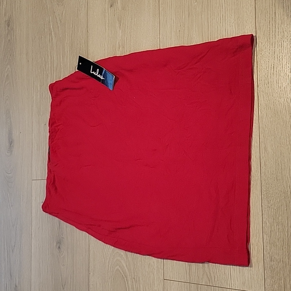 NWT Lulus Red Skirt